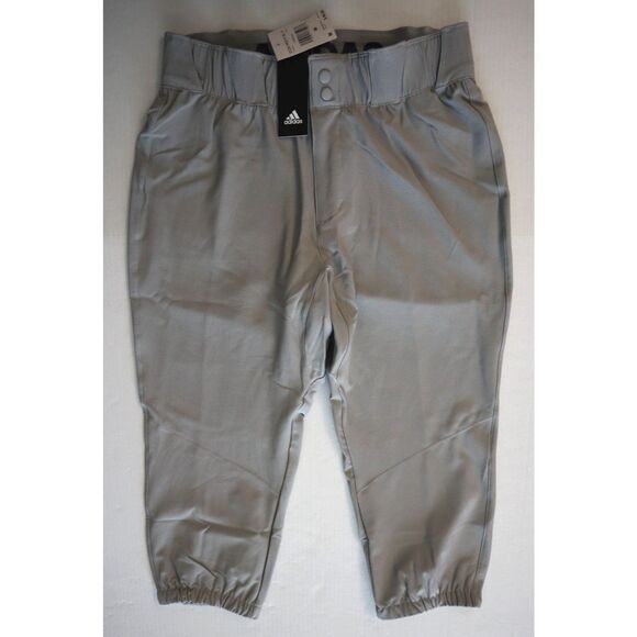 Adidas HG4678 Men's Sz Medium Gray Icon Pro KLP Baseball Pants - Picture 1 of 8